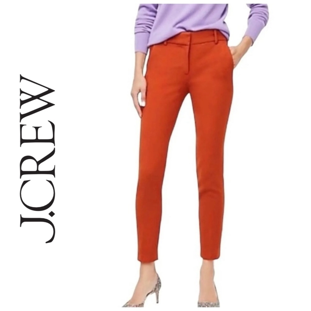 J. Crew Orange Cropped Pants